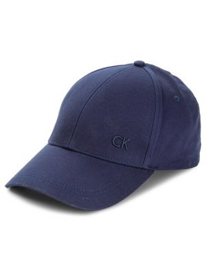Kepurė su snapeliu Calvin Klein mėlyna