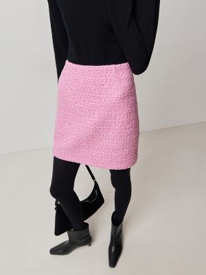Твидовая юбка мини 12&nbsp;storeez розовая