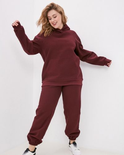 Костюм спортивный Авантюра Plus Size Fashion - Бордовый
