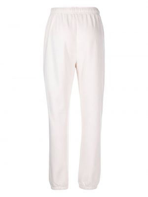 Spodnie sportowe z nadrukiem Mc2 Saint Barth białe