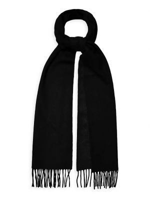 Шерстяной шарф Eton черный