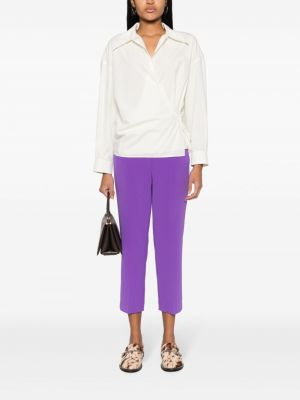 Pantalon slim Theory violet