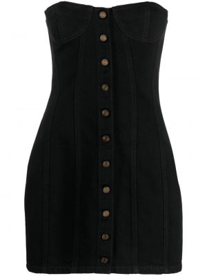 Party šaty Saint Laurent, černá