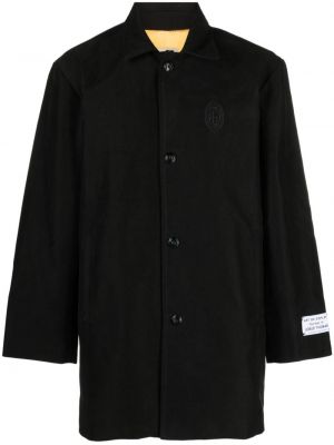 Βαμβακερό παλτό με κουμπιά Gallery Dept. μαύρο