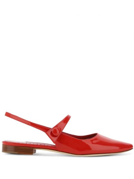 Ballerinaer Manolo Blahnik rød