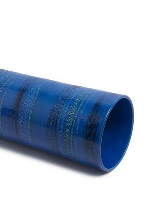 Parapluie à imprimé à motif géométrique Bitossi Ceramiche bleu