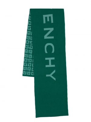Echarpe réversible Givenchy vert
