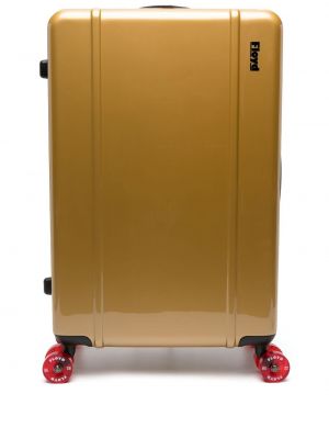 Kofer s printom Floyd zlatna