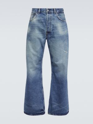 Voľné džínsy s rovným strihom Acne Studios modrá