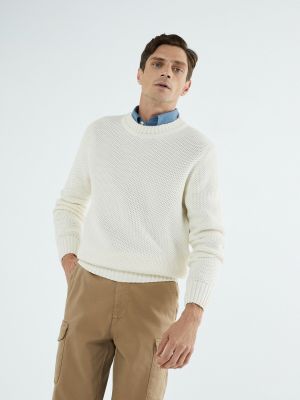 Jersey de algodón de punto de tela jersey North Sails blanco