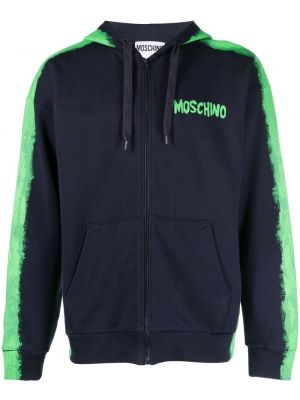 Hoodie Moschino blå