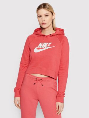 Majica dugih rukava sa dugačkim rukavima bootcut Nike ružičasta