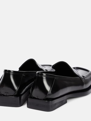 Δερμάτινα loafers The Attico μαύρο