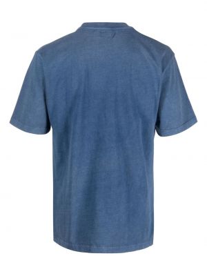 T-shirt mit print Market blau