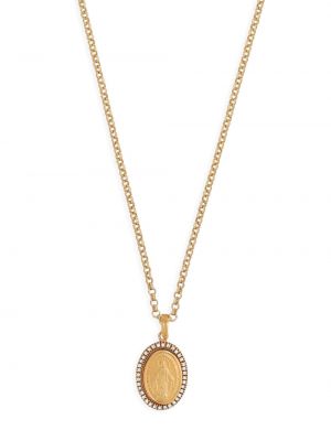 Křišťálový náhrdelník Dolce & Gabbana zlatý