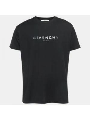 Top bawełniany Givenchy Pre-owned czarny