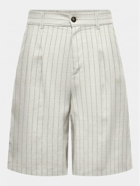 Kratke hlače bootcut Only bijela