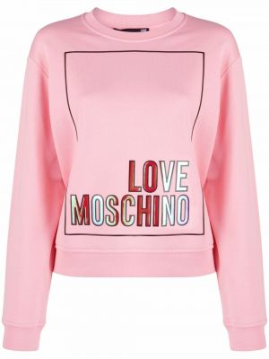 Sweatshirt Love Moschino rosa