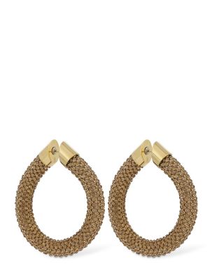 Boucles d'oreilles à boucle Rabanne doré