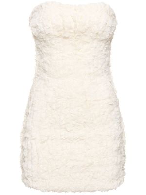 Lniana sukienka mini Interior biała