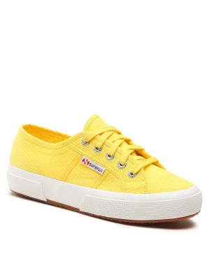 Scarpe in tela Superga giallo