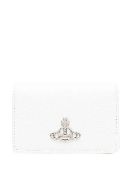 Kožená peňaženka Vivienne Westwood biela