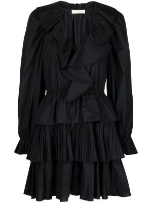 Ruffle bomull dress Ulla Johnson svart