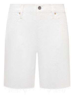 Белые джинсовые шорты Frame Denim