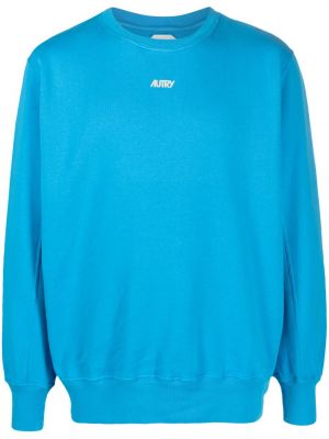 Sweatshirt aus baumwoll Autry blau