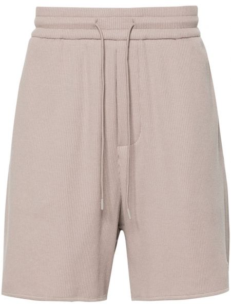Kratke hlače s vezom Emporio Armani siva