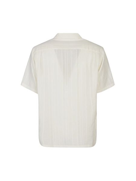 Flanell hemd mit kurzen ärmeln Portuguese Flannel weiß