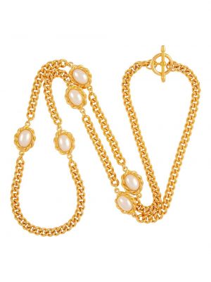 Colier cu perle Susan Caplan Vintage auriu