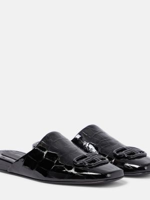 Кожаные туфли Balenciaga, черные