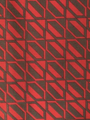 Hedvábný šál s potiskem s abstraktním vzorem Lanvin Pre-owned