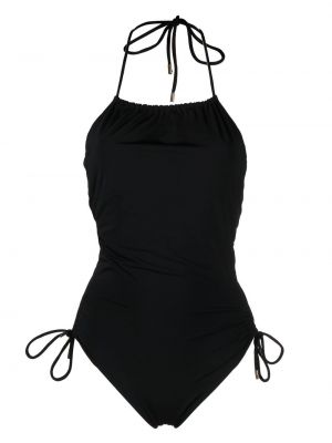 Bikini sznurowany koronkowy Saint Laurent czarny
