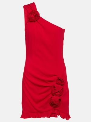 Obleka s cvetličnim vzorcem Blumarine rdeča