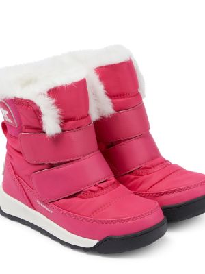 Nylon saapikkaat tytöille Sorel Kids pinkki