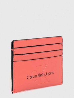 Denarnica Calvin Klein Jeans roza