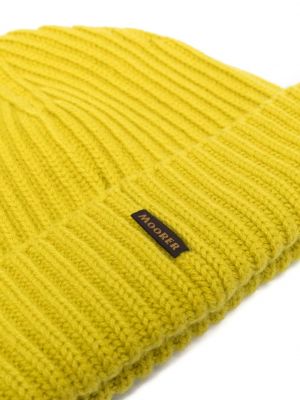 Bonnet en tricot Moorer jaune