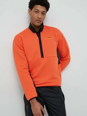 Спортен суичър с принт Adidas Terrex оранжево