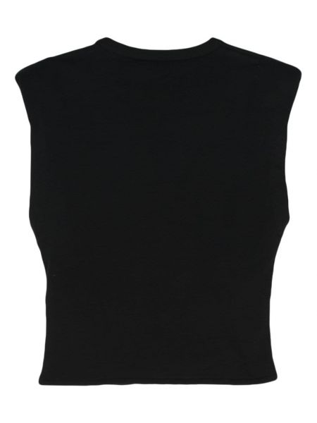 Kokvilnas t-krekls Iro melns