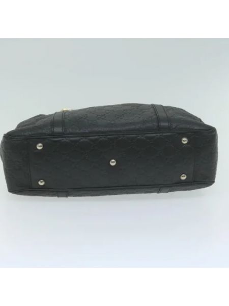 Bolsa de tela retro Gucci Vintage negro