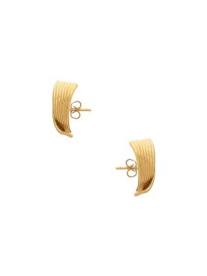 Boucles d'oreilles à boucle Aureum doré