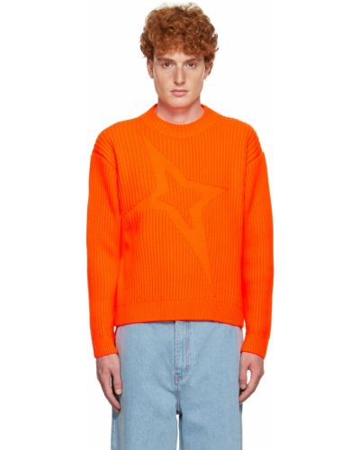 Sweter Thames Mmxx, pomarańczowy