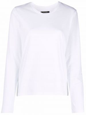 Camiseta de manga larga manga larga Isabel Marant blanco