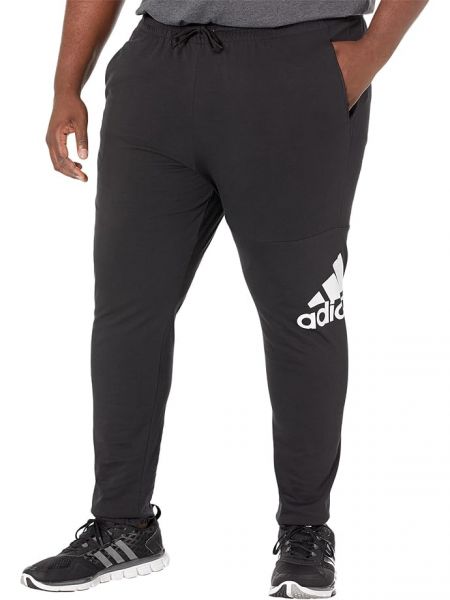 Спортивные штаны из джерси Adidas черные