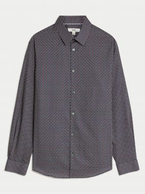Košile s geometrickým vzorem Marks & Spencer