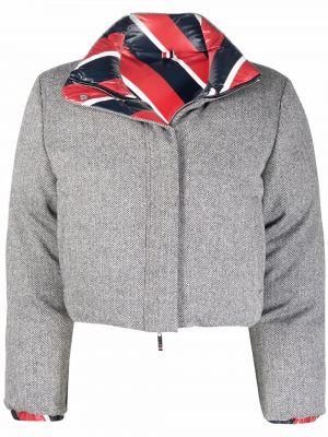 Doudoune réversible Thom Browne gris