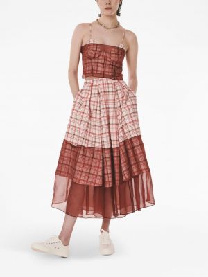 Průsvitné kostkované sukně Rosie Assoulin