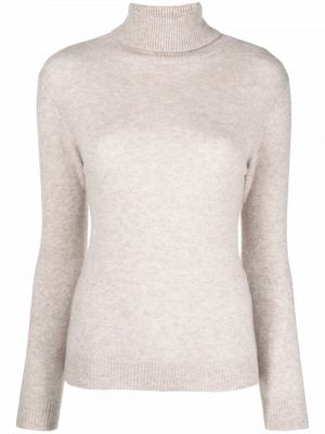 Кашмирен копринен пуловер Liska бежово